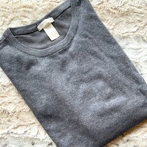 H&M Basics Heather Grey Sweater